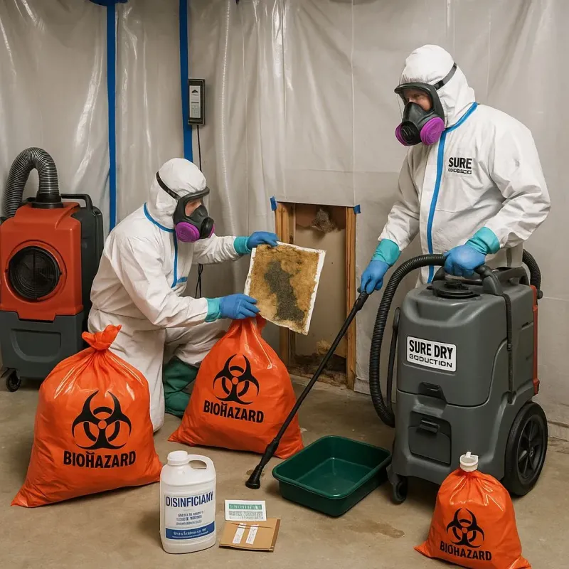 Contaminated Water Handling Protocols process in Cadillac, MI