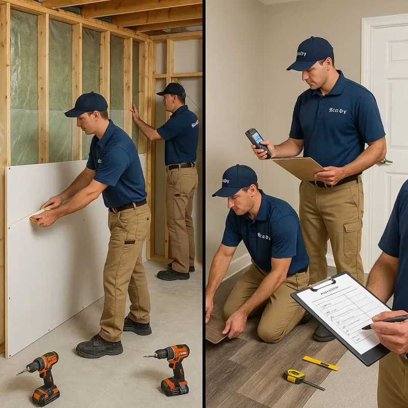 Repairs and Reconstruction process in Cadillac, MI